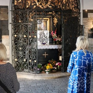 Izložena replika lika Majke Božje od Kamenitih vrata koja će krasiti hrvatsku kapelu u Betlehemu